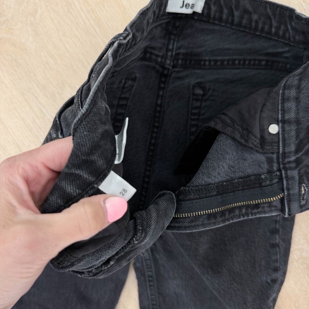 Women’s Reformation Jeans Liza High Straight Crop Size 28 - Picture 5 of 8